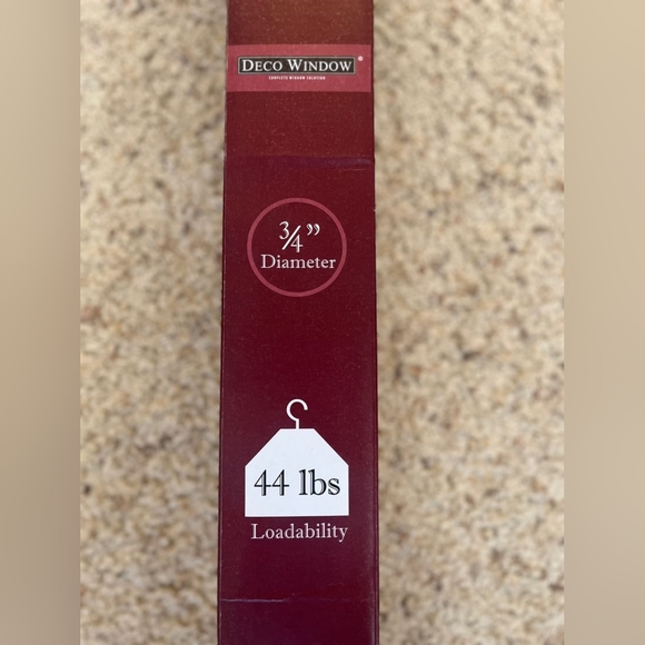 Brand new with box drapery Rod (Extendable) *NEW* - Picture 9 of 9